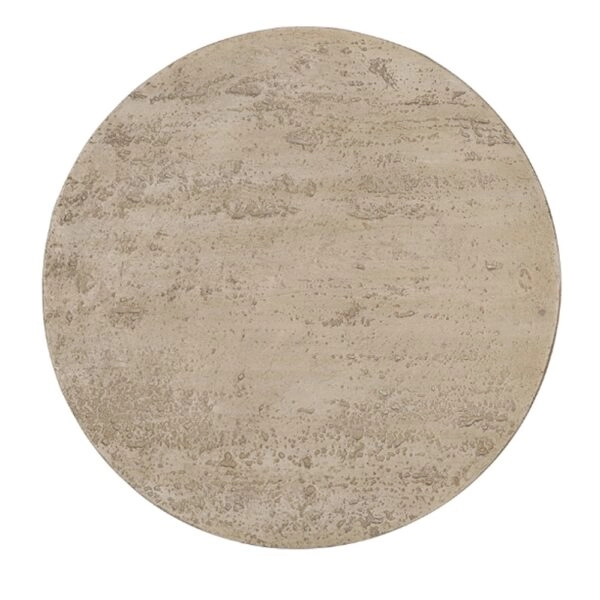 Artekko Taric Μπεζ Βοηθητικό Τραπέζι από Μαγνήσιο (56x56x64.8)cm