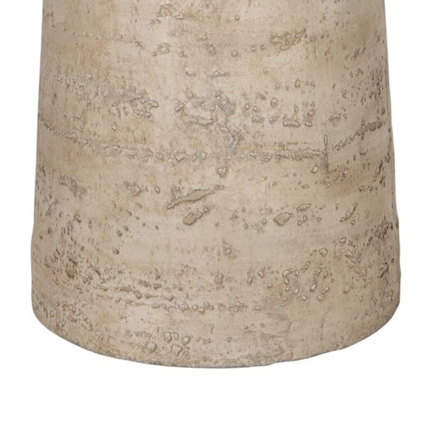 Artekko Taric Μπεζ Βοηθητικό Τραπέζι από Μαγνήσιο (56x56x64.8)cm