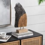 Artekko Woody Επιτραπέζιο Διακοσμητικό από Ξύλο Teak (32x10x40)cm