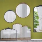 Artekko Dia Μαύρος Μεταλλικός Καθρέπτης Τοίχου (91.4x3.8x97.8)cm