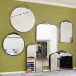 Artekko Dia Μαύρος Μεταλλικός Καθρέπτης Τοίχου (91.4x3.8x97.8)cm