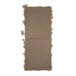 Artekko Leaf Χρυσός Μεταλλικός Καθρέπτης Τοίχου (79x154.5x7)cm