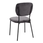 Σετ τραπεζαρία 5τμχ Darlen - Kevin Megapap χρώμα sapphire oak - γκρι 125x72x74εκ.