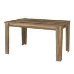 Σετ τραπεζαρία 5τμχ Darlen - Nova Megapap χρώμα καρυδί - cappuccino 125x72x74εκ.