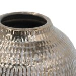 Artekko Tribal Χρυσό Κεραμικό Διακοσμητικό Δοχείο Βάζο (20x20x19)cm