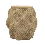 Artekko Cement Καφέ Τσιμεντένιο Κασπώ (21x21x22)cm