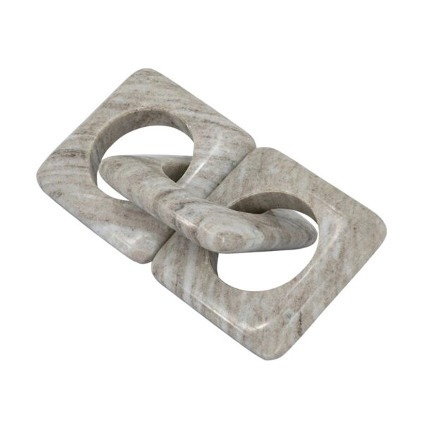 Artekko Marble Γκρι Μαρμάρινη Διακοσμητική Αλυσίδα (26x10x2.5)cm