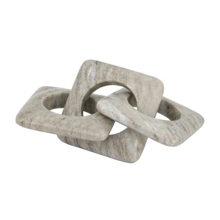 Artekko Marble Γκρι Μαρμάρινη Διακοσμητική Αλυσίδα (26x10x2.5)cm