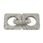 Artekko Marble Γκρι Μαρμάρινη Διακοσμητική Αλυσίδα (26x10x2.5)cm