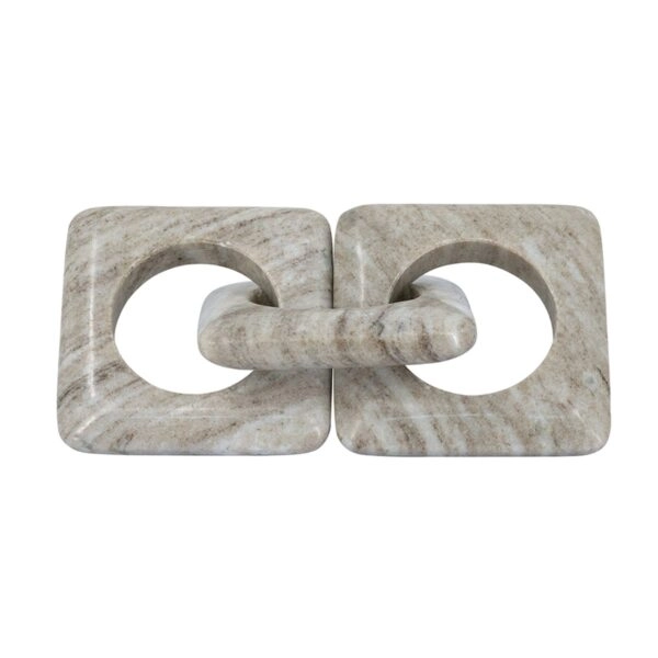 Artekko Marble Γκρι Μαρμάρινη Διακοσμητική Αλυσίδα (26x10x2.5)cm