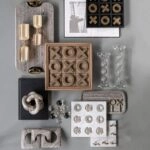 Artekko Marble Γκρι Μαρμάρινη Διακοσμητική Αλυσίδα (26x10x2.5)cm