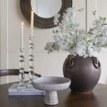 Artekko Candia Μπρονζέ Κεραμικό Βάζο (29x29x31)cm