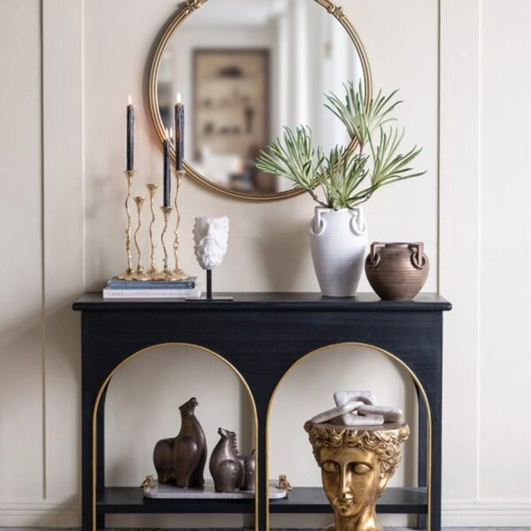 Artekko Candia Μπρονζέ Κεραμικό Βάζο (20.5x20.5x18)cm