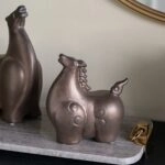 Artekko Pitcher Μεταλλική Διακοσμητική Κανάτα με Οξείδωση (17x12x20)cm