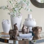 Artekko Pitcher Μεταλλική Διακοσμητική Κανάτα με Οξείδωση (17x12x20)cm