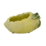 Artekko Lemon Κίτρινο Τσιμεντένιο Κασπώ (18.5x12x10.5)cm