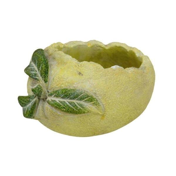 Artekko Lemon Κίτρινο Τσιμεντένιο Κασπώ (18.5x12x10.5)cm