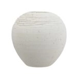 Artekko Antique Λευκό Κεραμικό Βάζο (23.2x23.2x22.2)cm