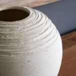 Artekko Antique Λευκό Κεραμικό Βάζο (23.2x23.2x22.2)cm