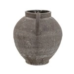 Artekko Antique Κεραμικό Βάζο σε Μαύρη Πατίνα (20.3x17.2x19.2)cm