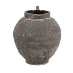 Artekko Antique Κεραμικό Βάζο σε Μαύρη Πατίνα (20.3x17.2x19.2)cm