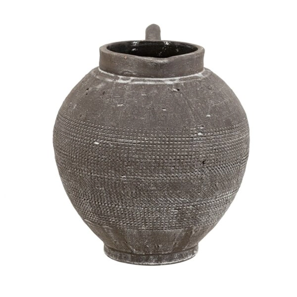 Artekko Antique Κεραμικό Βάζο σε Μαύρη Πατίνα (20.3x17.2x19.2)cm