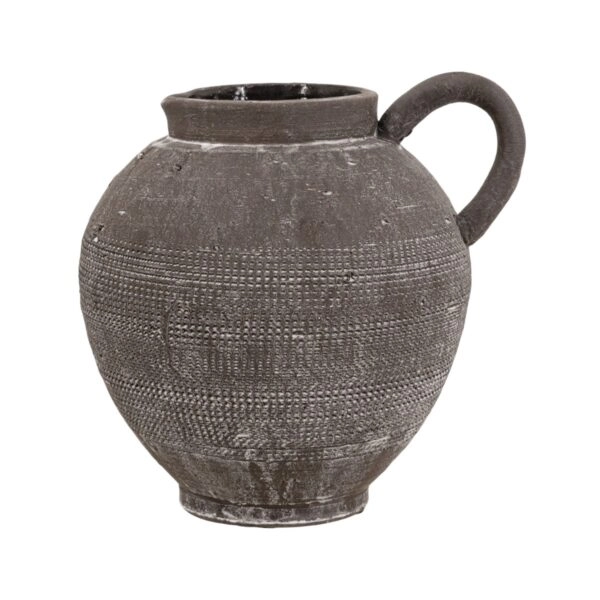 Artekko Antique Κεραμικό Βάζο σε Μαύρη Πατίνα (20.3x17.2x19.2)cm