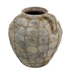 Artekko Antique Κεραμικό Βάζο σε Καφέ Αποχρώσεις (32x31.5x33)cm