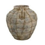 Artekko Antique Κεραμικό Βάζο σε Καφέ Αποχρώσεις (32x31.5x33)cm