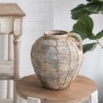 Artekko Antique Κεραμικό Βάζο σε Καφέ Αποχρώσεις (32x31.5x33)cm