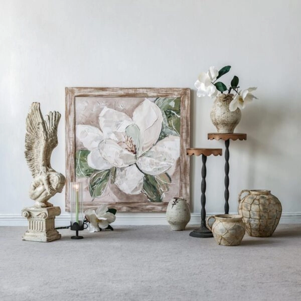 Artekko Antique Κεραμικό Βάζο σε Καφέ Αποχρώσεις (26.5x23x19)cm