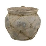 Artekko Antique Κεραμικό Βάζο σε Καφέ Αποχρώσεις (26.5x23x19)cm