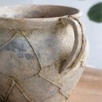 Artekko Antique Κεραμικό Βάζο σε Καφέ Αποχρώσεις (26.5x23x19)cm