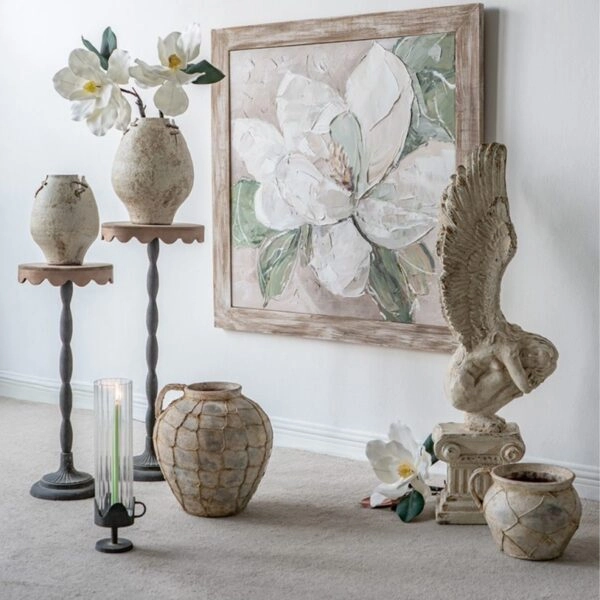 Artekko Antique Κεραμικό Βάζο σε Καφέ Αποχρώσεις (26.5x23x19)cm