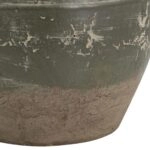 Artekko Antique Βάζο από Τερακότα σε Πράσινη με Μπεζ Αποχρώση (26x26x25)cm