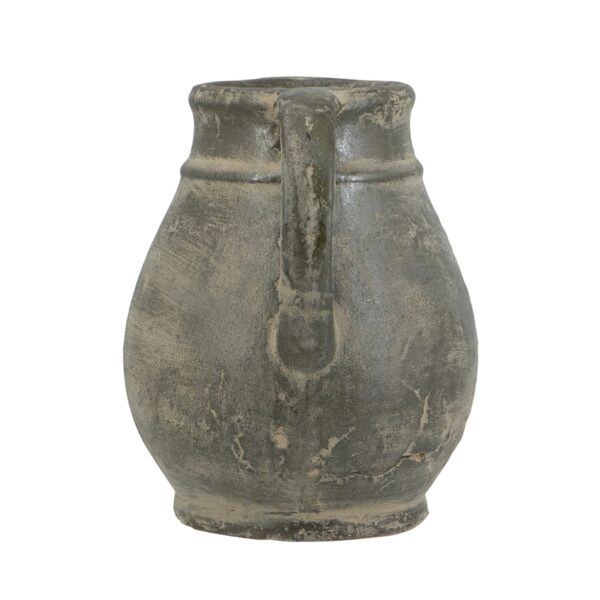 Artekko Antique Βάζο από Τερακότα σε Πράσινη με Μπεζ Αποχρώση (25x25x22.5)cm