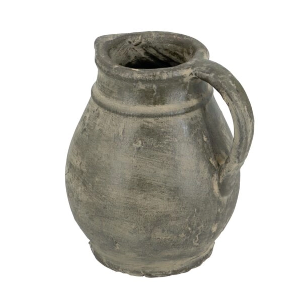 Artekko Antique Βάζο από Τερακότα σε Πράσινη με Μπεζ Αποχρώση (25x25x22.5)cm