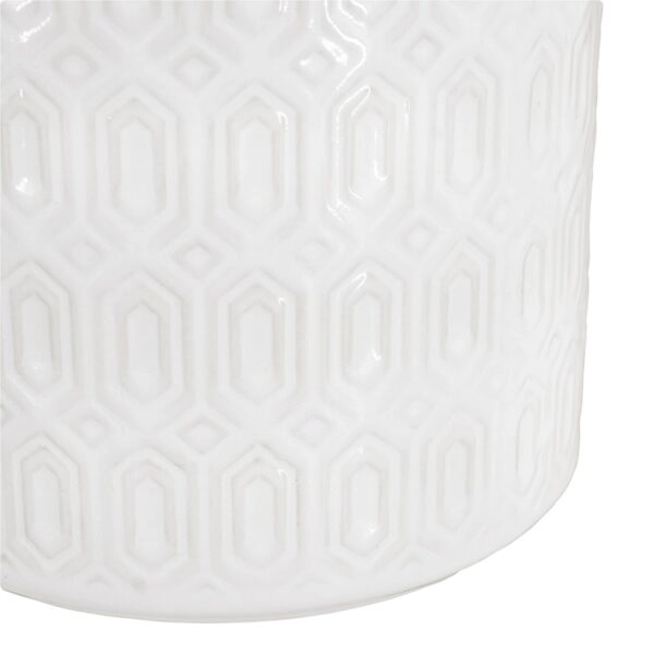 Artekko Planter Λευκά Κεραμικά Κασπώ (18x18x17)cm 2 pcs