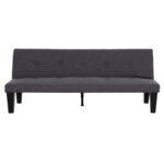 ΚΑΝΑΠΕΣ ΚΡΕΒΑΤΙ 2-ΘΕΣΙΟΣ KORO HM3304.01 ΓΚΡΙ PU ΔΕΡΜΑ 165x75x64Υεκ