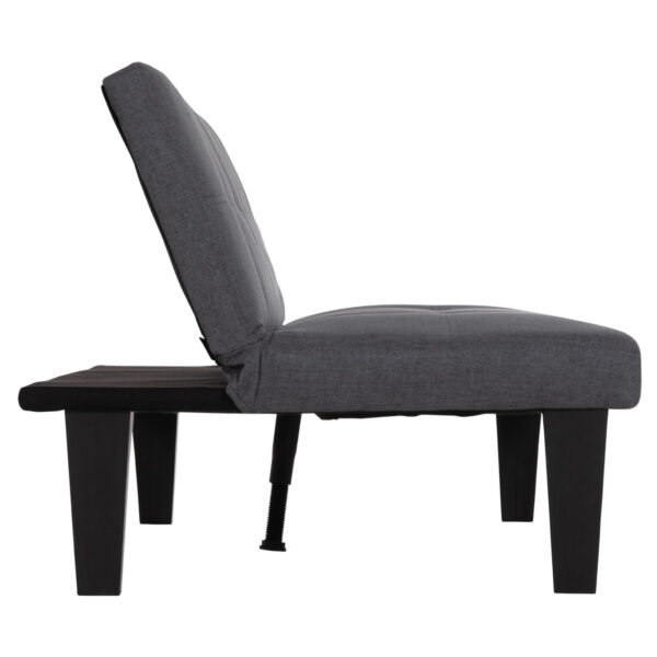 ΚΑΝΑΠΕΣ ΚΡΕΒΑΤΙ 2-ΘΕΣΙΟΣ KORO HM3304.01 ΓΚΡΙ PU ΔΕΡΜΑ 165x75x64Υεκ