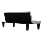 ΚΑΝΑΠΕΣ ΚΡΕΒΑΤΙ 2-ΘΕΣΙΟΣ KORO HM3304.04 ΜΠΕΖ PU ΔΕΡΜΑ 165x75x64Υεκ