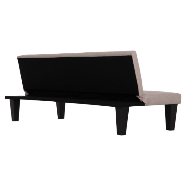 ΚΑΝΑΠΕΣ ΚΡΕΒΑΤΙ 2-ΘΕΣΙΟΣ KORO HM3304.04 ΜΠΕΖ PU ΔΕΡΜΑ 165x75x64Υεκ