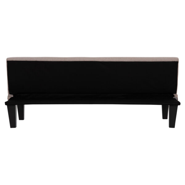 ΚΑΝΑΠΕΣ ΚΡΕΒΑΤΙ 2-ΘΕΣΙΟΣ KORO HM3304.04 ΜΠΕΖ PU ΔΕΡΜΑ 165x75x64Υεκ