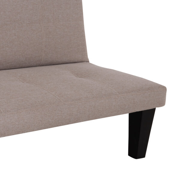 ΚΑΝΑΠΕΣ ΚΡΕΒΑΤΙ 2-ΘΕΣΙΟΣ KORO HM3304.04 ΜΠΕΖ PU ΔΕΡΜΑ 165x75x64Υεκ