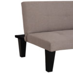 ΚΑΝΑΠΕΣ ΚΡΕΒΑΤΙ 2-ΘΕΣΙΟΣ KORO HM3304.04 ΜΠΕΖ PU ΔΕΡΜΑ 165x75x64Υεκ