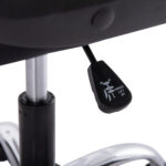 ΚΑΡΕΚΛΑ ΓΡΑΦΕΙΟΥ CANAN HM1201 ΜΑΥΡO PVC-ΜΑΥΡΟ NYLON-ΒΑΣΗ ΧΡΩΜΙΟΥ 69x48x98Υεκ.