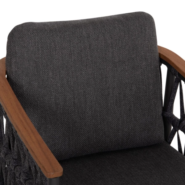 ΠΟΛΥΘΡΟΝΑ ΑΛΟΥΜΙΝΙΟΥ STREAM HM6427.01 ΣΚΟΥΡΟ ΓΚΡΙ ΣΧΟΙΝΙ & OLEFIN 59x63x85Υεκ.