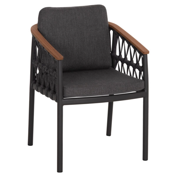 ΠΟΛΥΘΡΟΝΑ ΑΛΟΥΜΙΝΙΟΥ STREAM HM6427.01 ΣΚΟΥΡΟ ΓΚΡΙ ΣΧΟΙΝΙ & OLEFIN 59x63x85Υεκ.