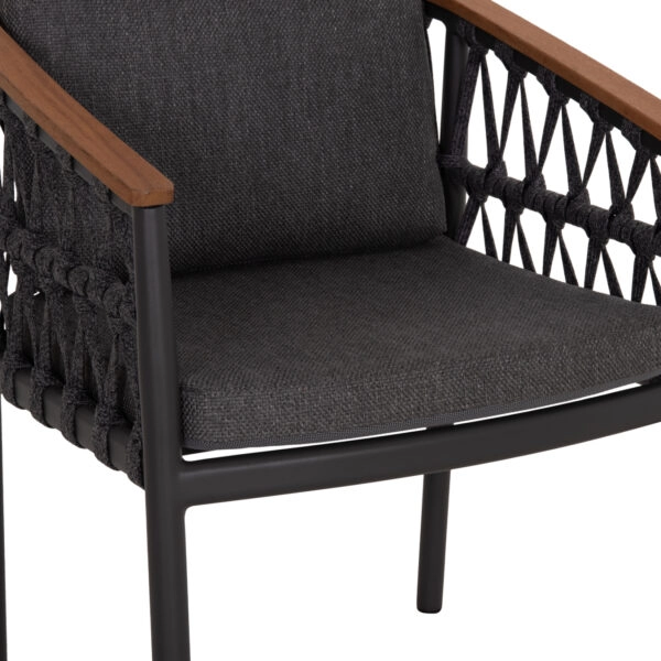 ΠΟΛΥΘΡΟΝΑ ΑΛΟΥΜΙΝΙΟΥ STREAM HM6427.01 ΣΚΟΥΡΟ ΓΚΡΙ ΣΧΟΙΝΙ & OLEFIN 59x63x85Υεκ.