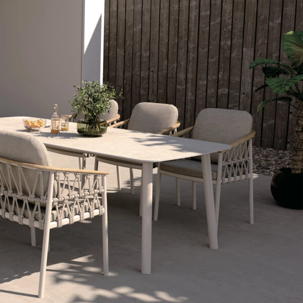 ΠΟΛΥΘΡΟΝΑ ΑΛΟΥΜΙΝΙΟΥ STREAM HM6427.02 ΚΡΕΜ ΜΕ ΜΠΕΖ ΣΧΟΙΝΙ & OLEFIN 59x63x85Υεκ.